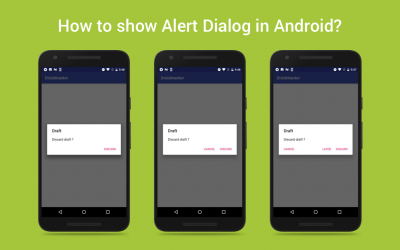 How to show AlertDialog in Android?