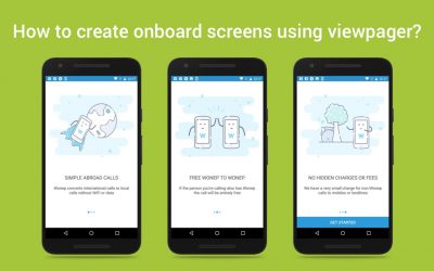How to create onboard screens using viewpager?