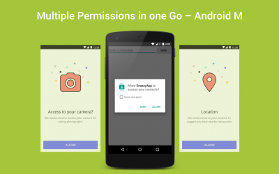 Multiple Permissions in one Go – Android M